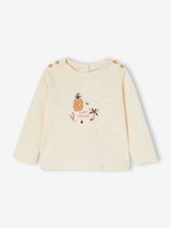 T-shirt bébé en coton flammé -T-shirt bébé en coton flammé