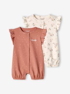 Lot de 2 combishorts "lovely" bébé -Lot de 2 combishorts "lovely" bébé