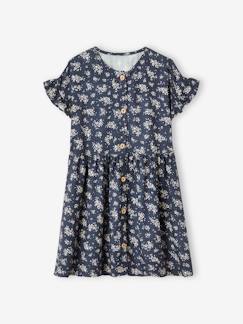 Mädchen Kleid, Blumen -Mädchen Kleid, Blumen