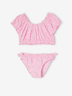 Maillot de bain 2 pièces marguerites fille -Maillot de bain 2 pièces marguerites fille