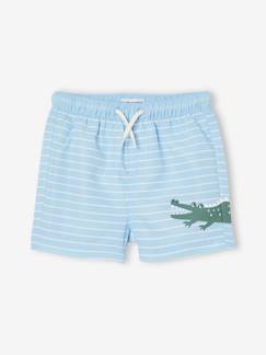 Short de bain imprimé croco bébé garçon -Short de bain imprimé croco bébé garçon