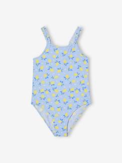 Maillot de bain 1 pièce imprimé citrons fille -Maillot de bain 1 pièce imprimé citrons fille