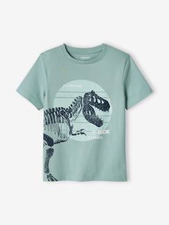 Junge-T-Shirt, Poloshirt, Unterziehpulli-Jungen T-Shirt, Dinosaurier