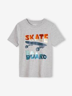 Jungen T-Shirt mit Wendepailletten -Jungen T-Shirt mit Wendepailletten