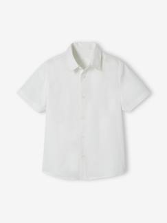 Chemise unie manches courtes garçon Garçon-Chemise unie manches courtes garçon