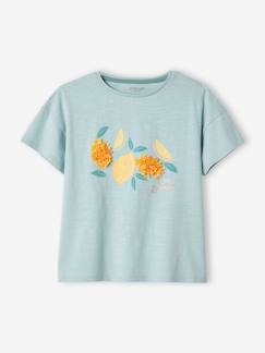 T-shirt fille animation frisou et détails irisés fille Fille-T-shirt fille animation frisou et détails irisés fille