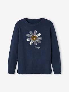 Mädchen Pullover, Wendepailletten -Mädchen Pullover, Wendepailletten