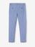 Pantalon chino garçon en coton/lin beige clair+bleu+marine foncé+vert sauge 
