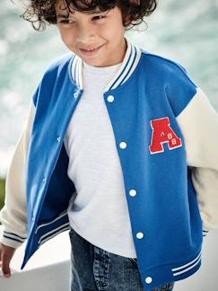 Sweat collège esprit teddy garçon pressionné devant -Sweat collège esprit teddy garçon pressionné devant