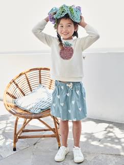 Jupe tournante imprimée Basics fille Fille-Jupe tournante imprimée Basics fille