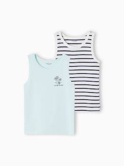 2er-Pack Jungen Trägershirts, Palmen -2er-Pack Jungen Trägershirts, Palmen