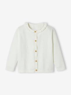 Cardigan bébé avec col -Cardigan bébé avec col