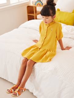 Mädchen Kleid mit 3/4-Ärmeln -Mädchen Kleid mit 3/4-Ärmeln