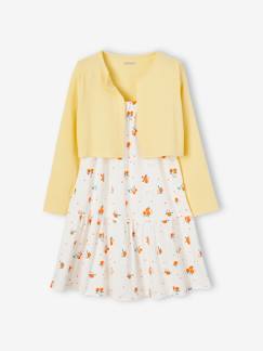 Ensemble robe et boléro fille Fille-Ensemble robe et boléro fille