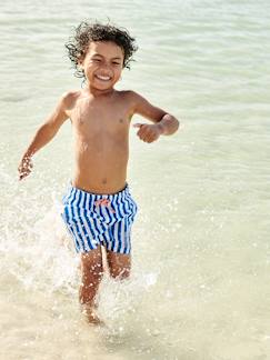 Short de bain rayé garçon -Short de bain rayé garçon