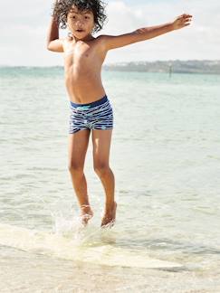 Boxer de bain imprimé tropical garçon -Boxer de bain imprimé tropical garçon