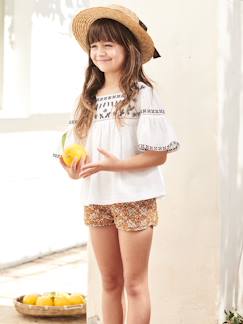 Short kilté imprimé fille -Short kilté imprimé fille