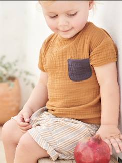 T-shirt bébé bi-matière -T-shirt bébé bi-matière