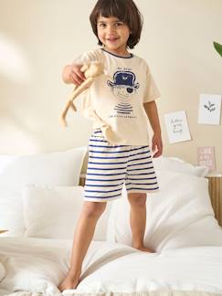 Pyjashort garçon capsule nuit famille marin -Pyjashort garçon capsule nuit famille marin