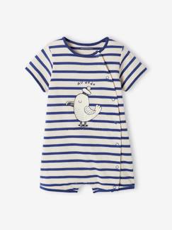 Pyjama combishort bébé capsule nuit famille marin -Pyjama combishort bébé capsule nuit famille marin