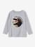 T-shirt à sequins réversibles garçon GRIS ANTHRACITE+gris chiné 