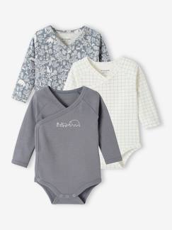 3er-Pack Baby Wickelbodys, Bio-Baumwolle -3er-Pack Baby Wickelbodys, Bio-Baumwolle