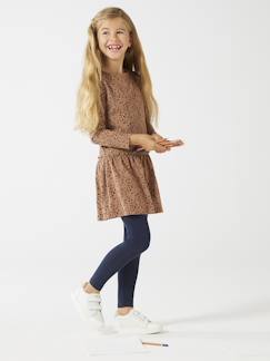 Legging fille ceinture irisée Pantalons faciles à enfiler-Legging fille ceinture irisée