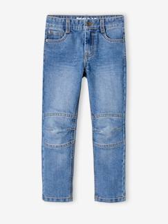 Junge-Die „Unverwüstliche“, robuste Jungen Straight-Jeans „waterless“, Hüftweite SLIM