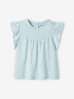 Bébé-T-shirt, sous-pull-T-shirt imprimé fleurs bébé