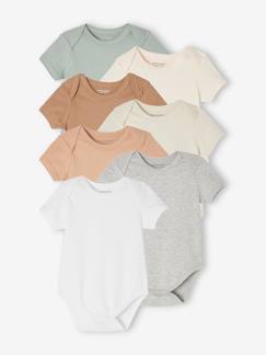 7er-Pack Baby Schlupfbodys BASICS Oeko-Tex Baby-Body-7er-Pack Baby Schlupfbodys BASICS Oeko-Tex