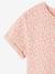 Robe Basics imprimée fille manches courtes blanc imprimé+écru+rayé bleu+rose+rose pâle+rose poudré+vert émeraude+vert foncé imprimé tropical 
