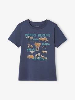Garçon-T-shirt, polo, sous-pull-Tee-shirt Basics motifs animaliers garçon