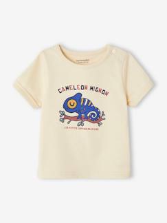 Bébé-T-shirt, sous-pull-Tee-shirt caméléon bébé manches courtes