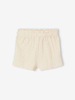 Baby-Shorts-Baby Shorts mit Strukturmuster
