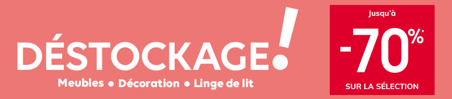 DÉSTOCKAGE ! Jusqu’à -70% sur la sélection DÉSTOCKAGE ! Jusqu’à -70% sur la sélection