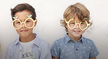 Kinderzimmerstuhl im Retro-Look - weiss/natur, Möbel & Bettwäsche