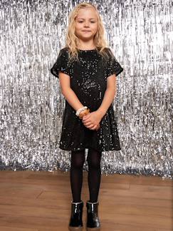 Fille-Robe-Robe fille à sequins capsule mère-fille 