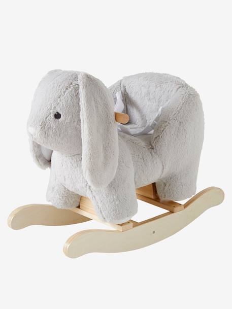 Lapin A Bascule Bebe Gris Jouet Lapin A Bascule Bebe Gris Jouet