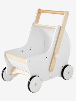 Schaukeltier-2-in-1 Puppen-Kinderwagen, Holz FSC®