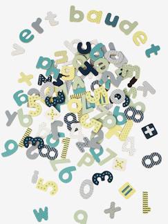 Kreatives basteln-Magnet-Buchstaben und Zahlen für Kinder, Holz FSC®.