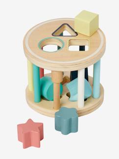 Spielzeug-Erstes Spielzeug-Erstes Lernspielzeug-Holz-Steckkasten für Kinder, Holz FSC®