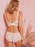 Soutien-gorge d'allaitement dentelle coquille d'oeuf+noir 