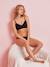Soutien-gorge d'allaitement sans armatures ivoire imprimé+noir+nude 