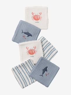 Linge de maison et décoration-Linge de bain-Serviette de bain-Lot de 6 lingettes lavables