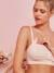 Brassière grossesse et allaitement sans coutures détail dentelle blanc+encre+Marron+noir+nude 