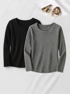 Umstandsmode-2er-Pack Umstandsshirts mit Rippstruktur ENVIE DE FRAISE