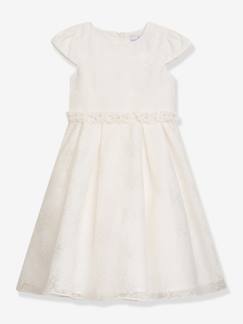 Fille-Robe-Robe de cérémonie DMILLA avec ceinture fleurie fille DANAMADE