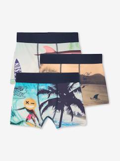 Garçon-Sous-vêtement-Lot de 3 boxers Garçon photoprint