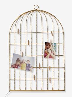 Linge de maison et décoration-Pêle-mêle lumineux Cage à oiseaux
