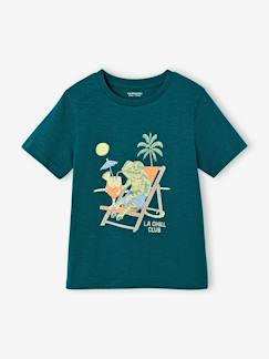 Junge-T-Shirt, Poloshirt, Unterziehpulli-Jungen T-Shirt, Tierprint